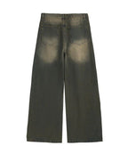 Denim Wide Casual Jeans - DRIPIOT