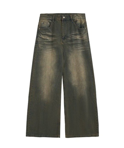 Denim Wide Casual Jeans - DRIPIOT
