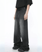 New Chic Abraded Jeans - Color: Black - DRIPIOT