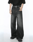 New Chic Abraded Jeans - Color: Black - DRIPIOT