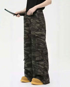 Niche Camouflage Multi-pockets Pants - Color: Camouflage - DRIPIOT