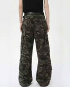 Niche Camouflage Multi-pockets Pants - Color: Camouflage - DRIPIOT