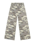 Washed Camo Loose Jeans - Color: Light Camouflage - DRIPIOT