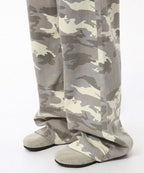 Washed Camo Loose Jeans - Color: Light Camouflage - DRIPIOT