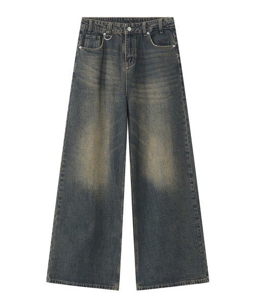 Washed Gradient Loose Jeans - Color: Rustlight - DRIPIOT
